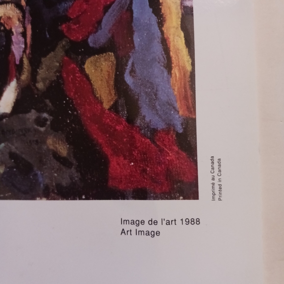 Kandinsky Vintage 1988 Expressionist Lithograph Blue Mountain Printed in Canada - Picture 5 of 9